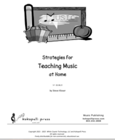 Strategies for Teaching Music at Home