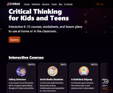 Critikid Critical Thinking Resources