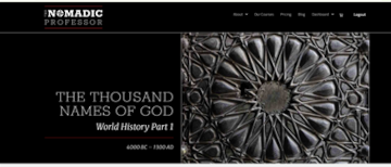 The Nomadic Professor World History: World 1: The Thousand Names of God