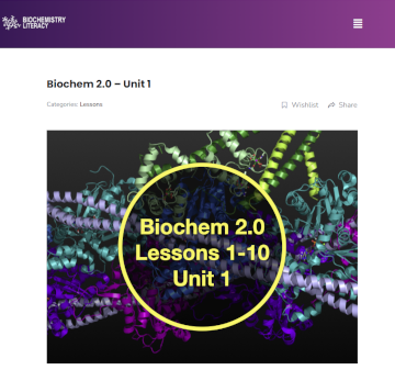 Biochemistry Literacy for Kids